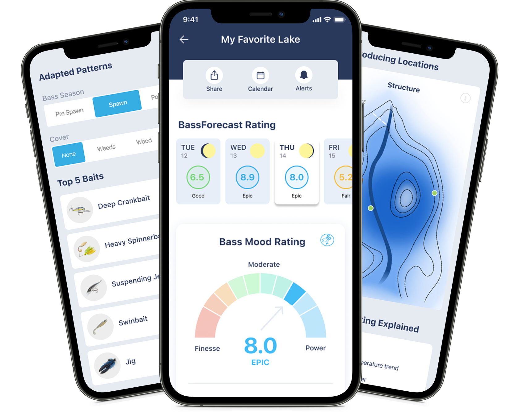 Bass Forecast predictive fishing app explained